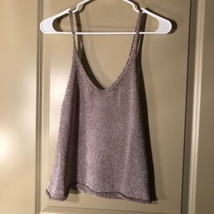 Sparkly Purple Tank Top